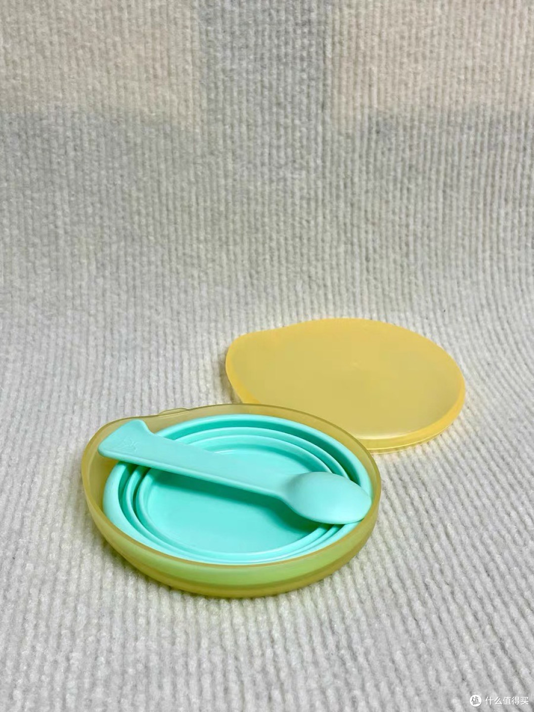 贝恩途折叠辅食碗:便携育儿神器