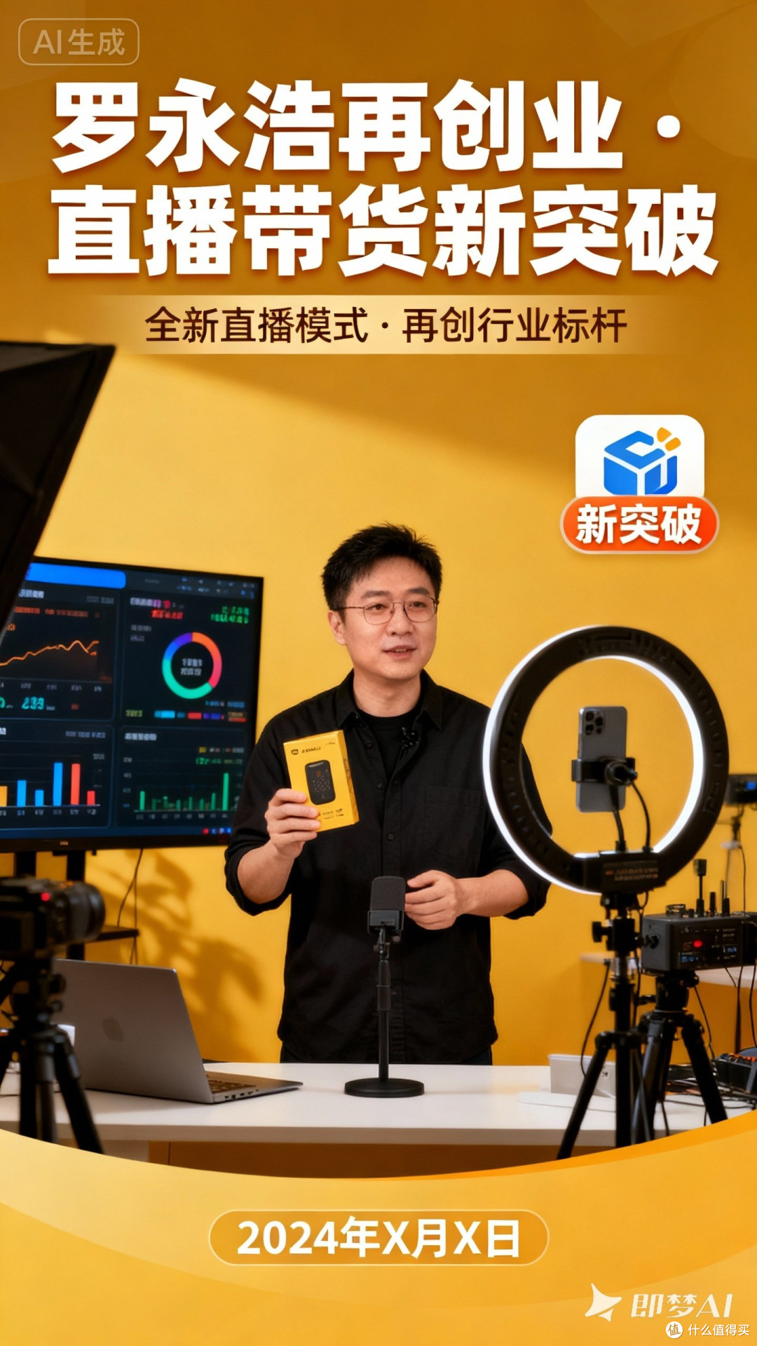 罗永浩再创业,直播带货新突破