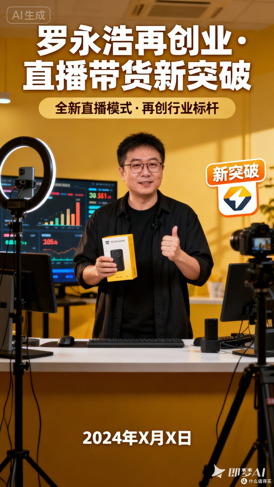 罗永浩再创业,直播带货新突破