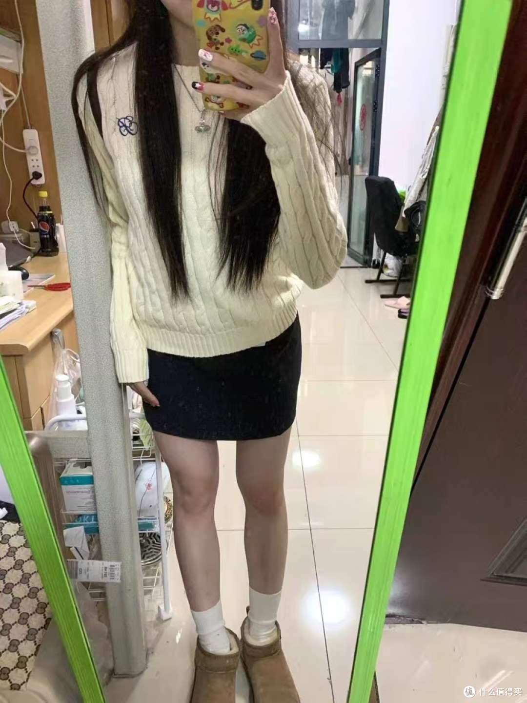 灰色毛呢半身裙实测:百搭又显瘦,秋冬穿超实用
