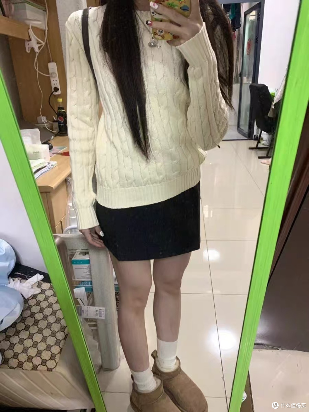 灰色毛呢半身裙实测:百搭又显瘦,秋冬穿超实用
