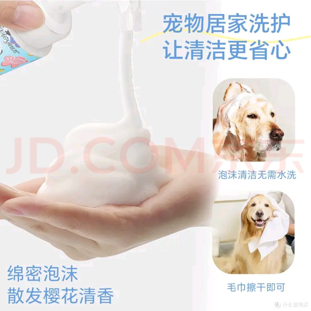 宠物清洁新选择:免水洗泡沫