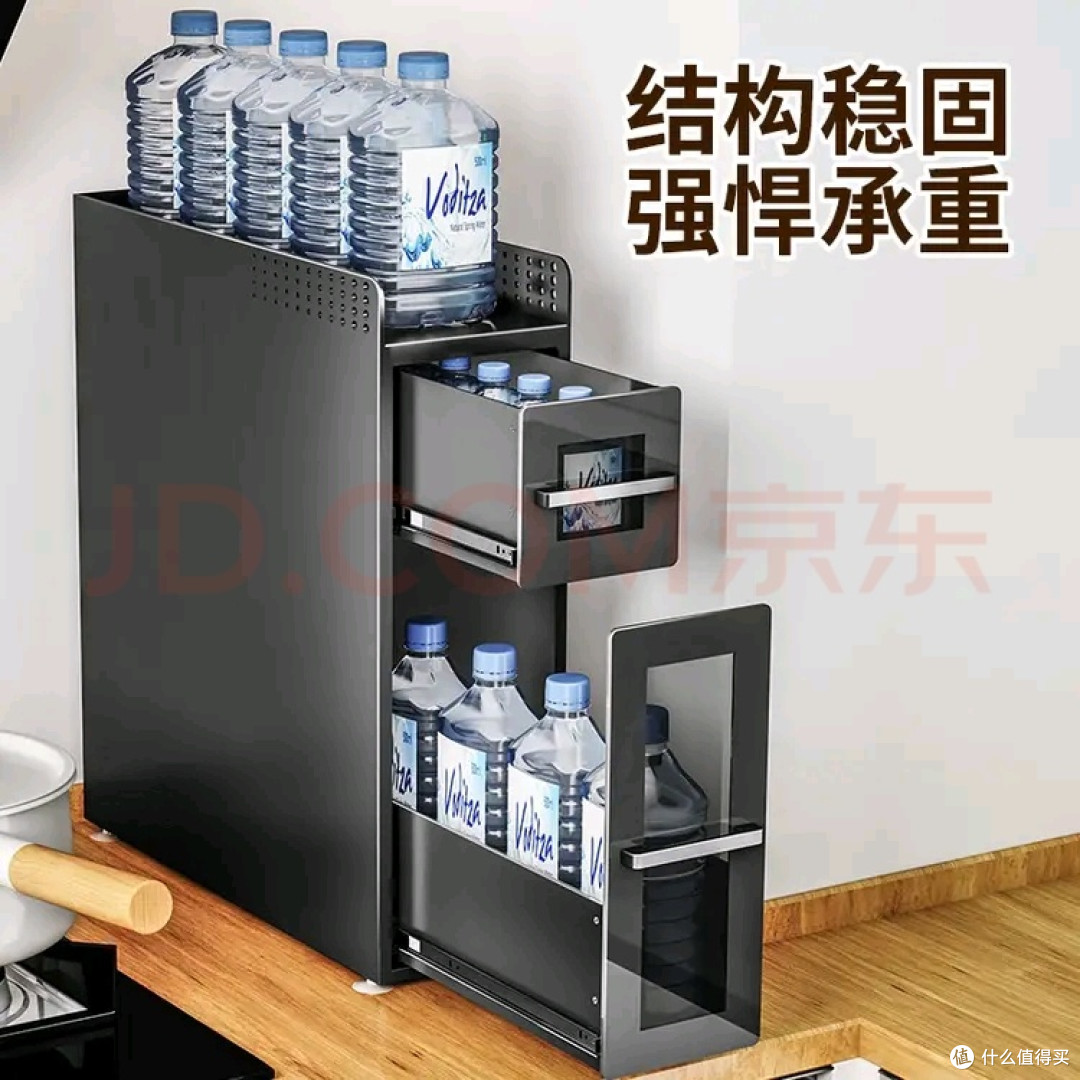 勒克厨房转角调料品置物架台面窄边墙角收纳架橱柜侧面 好用