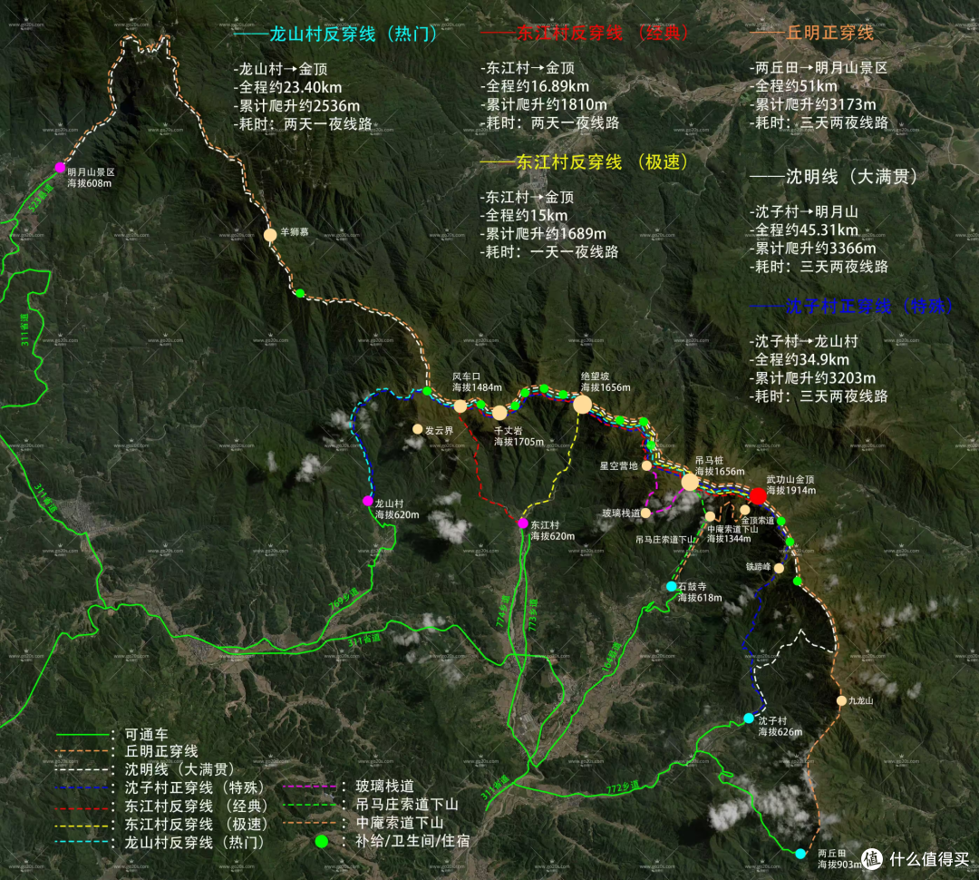 聊聊武功山徒步路线和我的睡袋选择