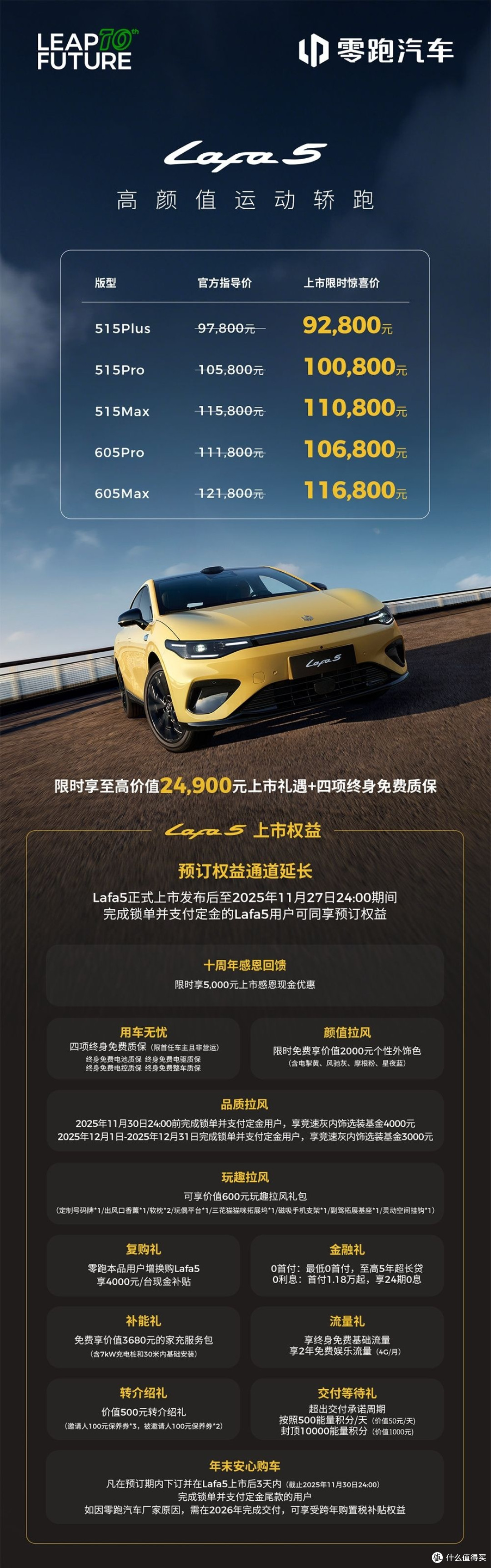 零跑Lafa 5以9.28万元起售价颠覆10万级纯电轿跑市场