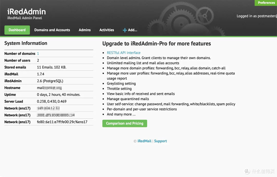 在 Debian Linux 系统上安装 iRedMail 开源版