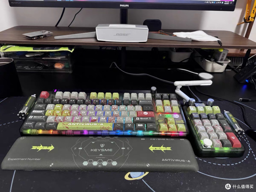 KeysMe幽灵船87键客制化机械键盘使用评价