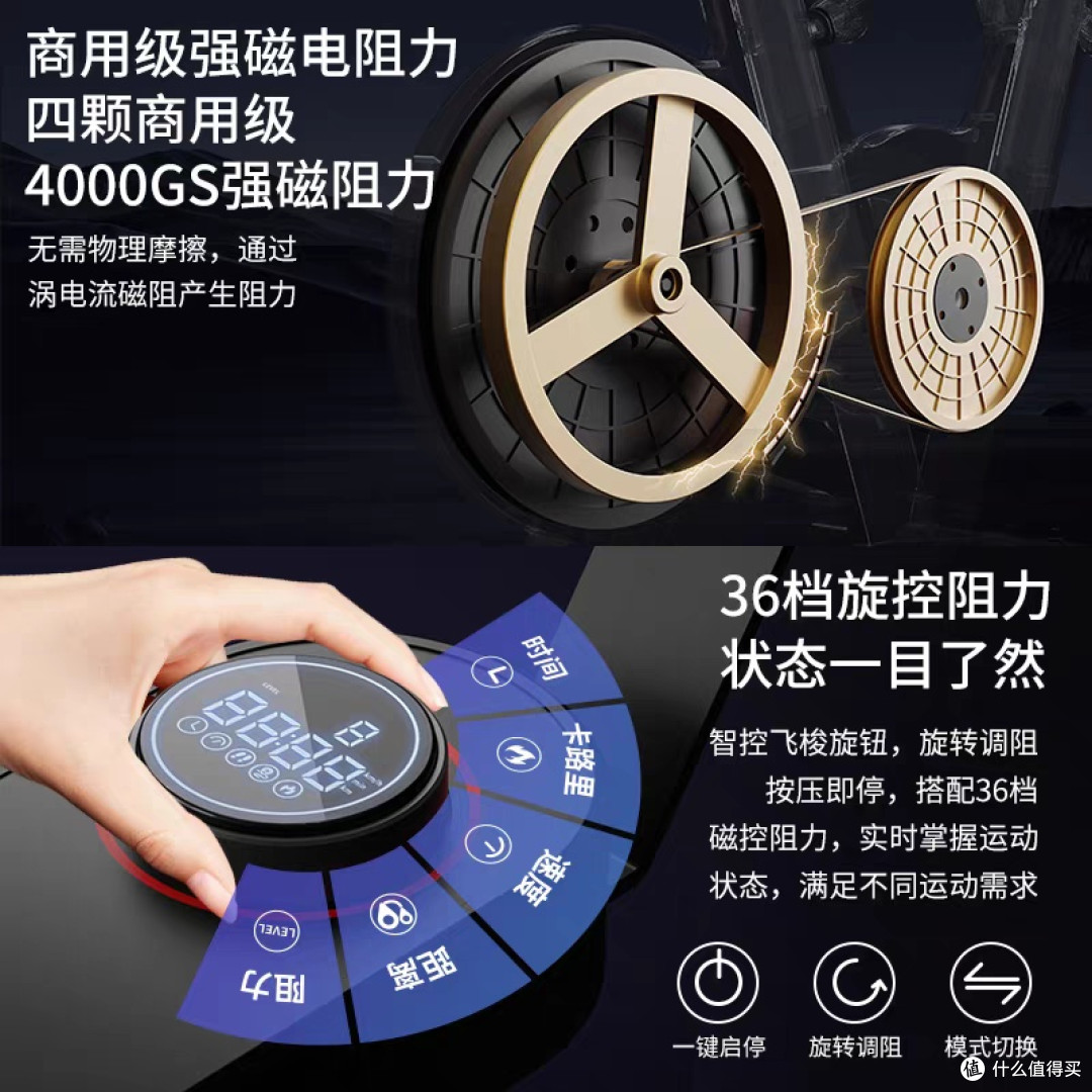 速炎智能动感单车!在家减脂直接嗨到停不下来🚴♀️