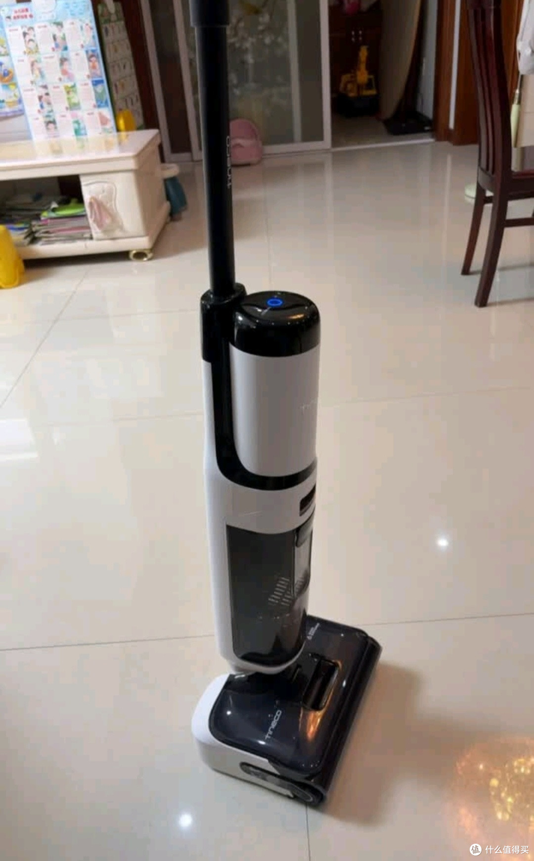 添可芙万V7【防缠绕 180°躺平70℃高温速干】家用无线洗地机吸拖一