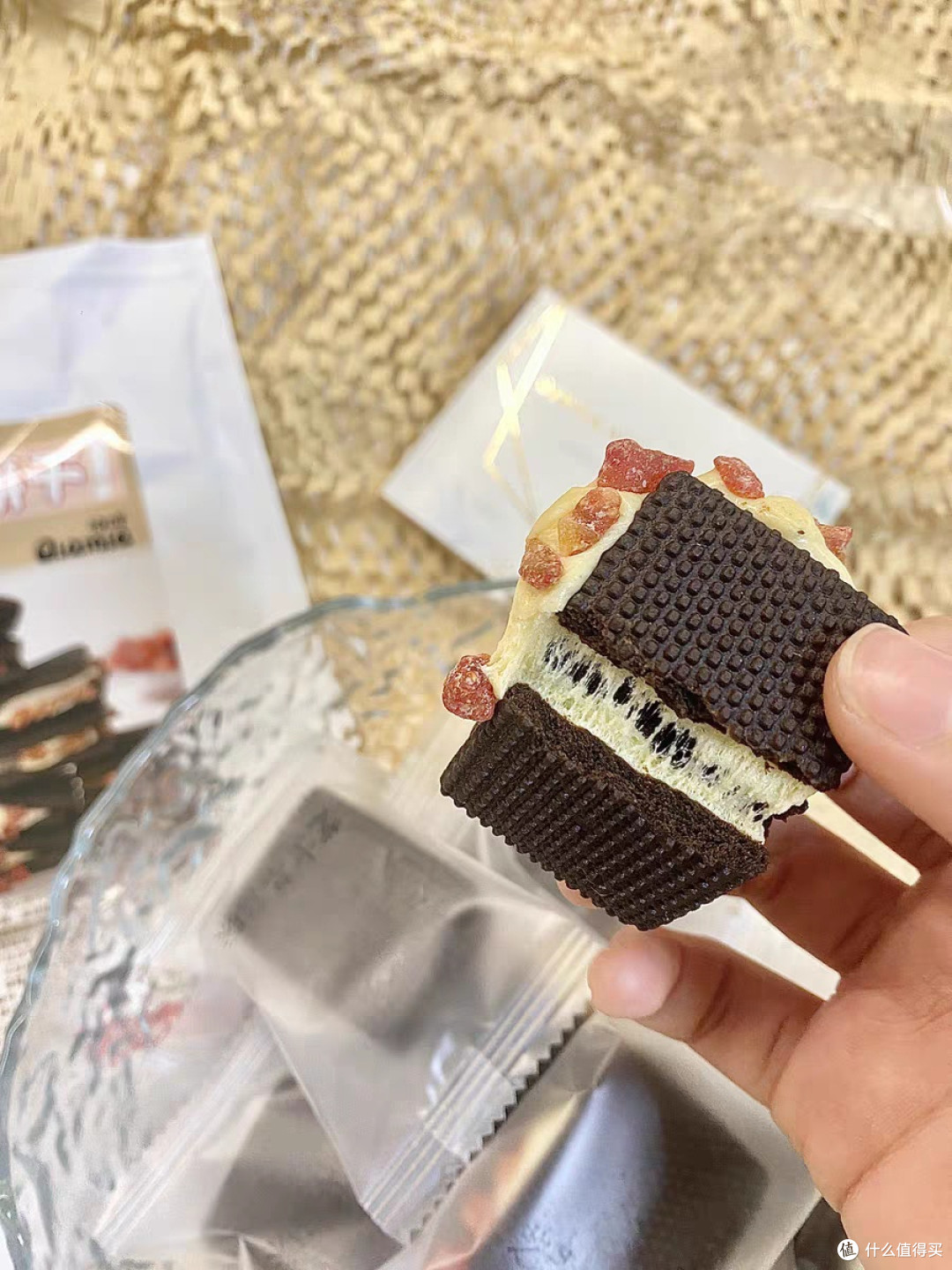 双11必冲！可可奶酥夹心饼干，软香拉丝太上头