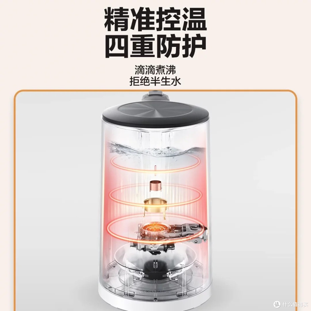 美的1.5L不锈钢烧水壶体验