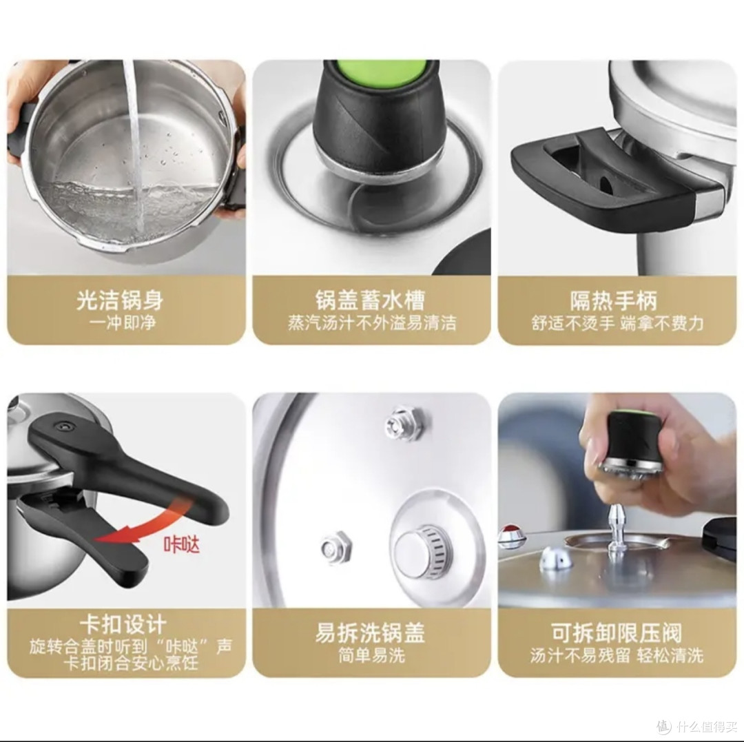 爱仕达WG1824DN高压锅:安全高效烹饪