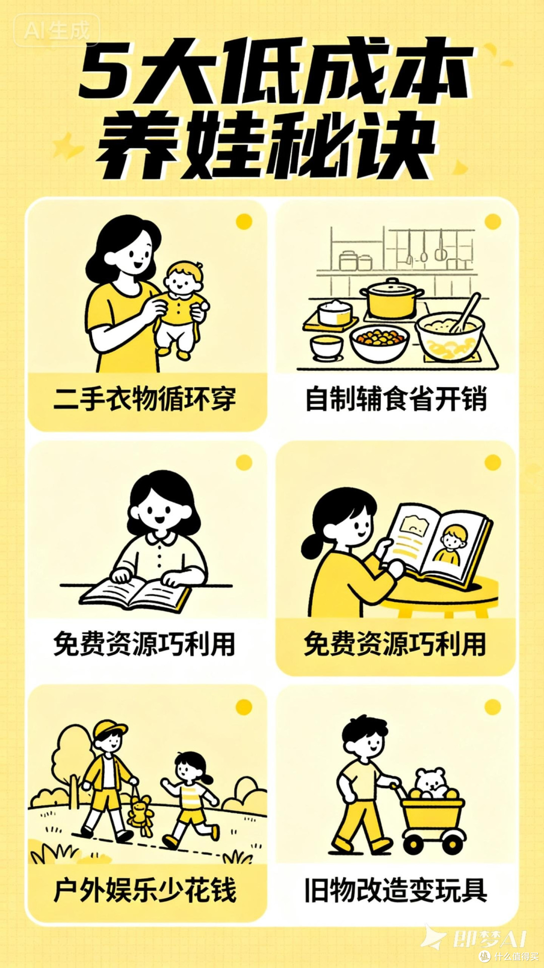 5大低成本养娃秘诀,省钱又省心