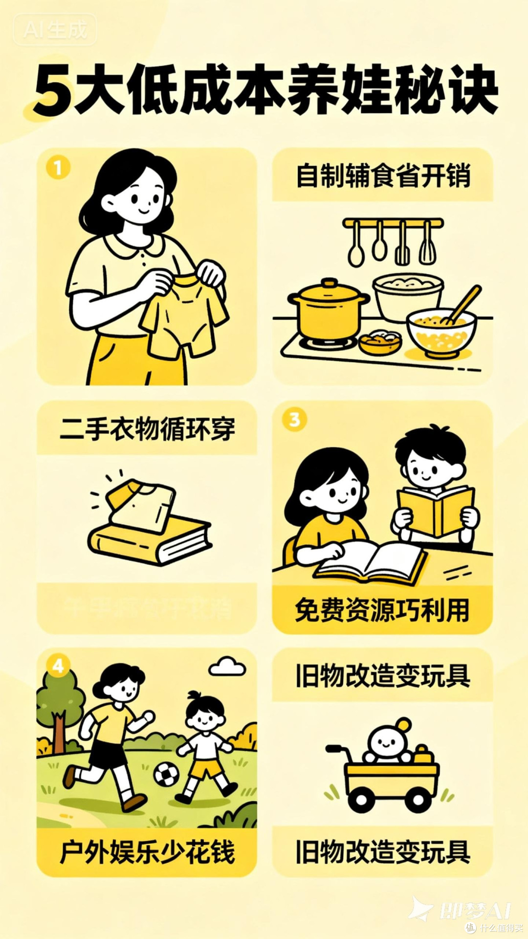 5大低成本养娃秘诀,省钱又省心