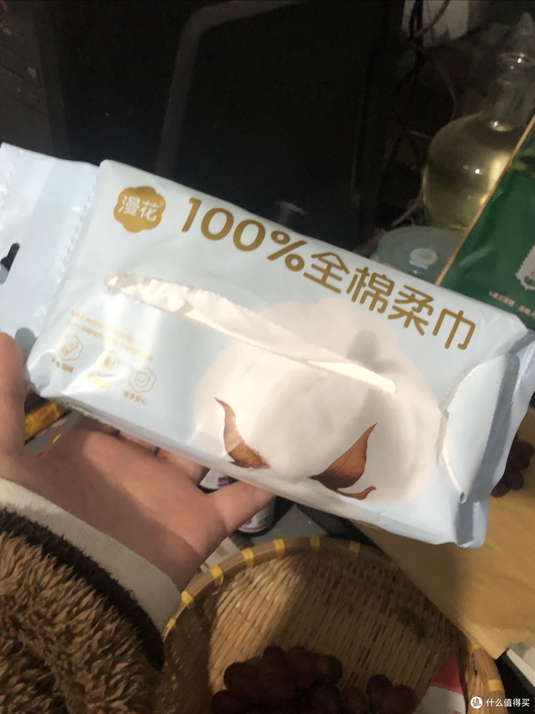 三块钱挖到宝!漫花全棉柔纸巾,干湿两用yyds