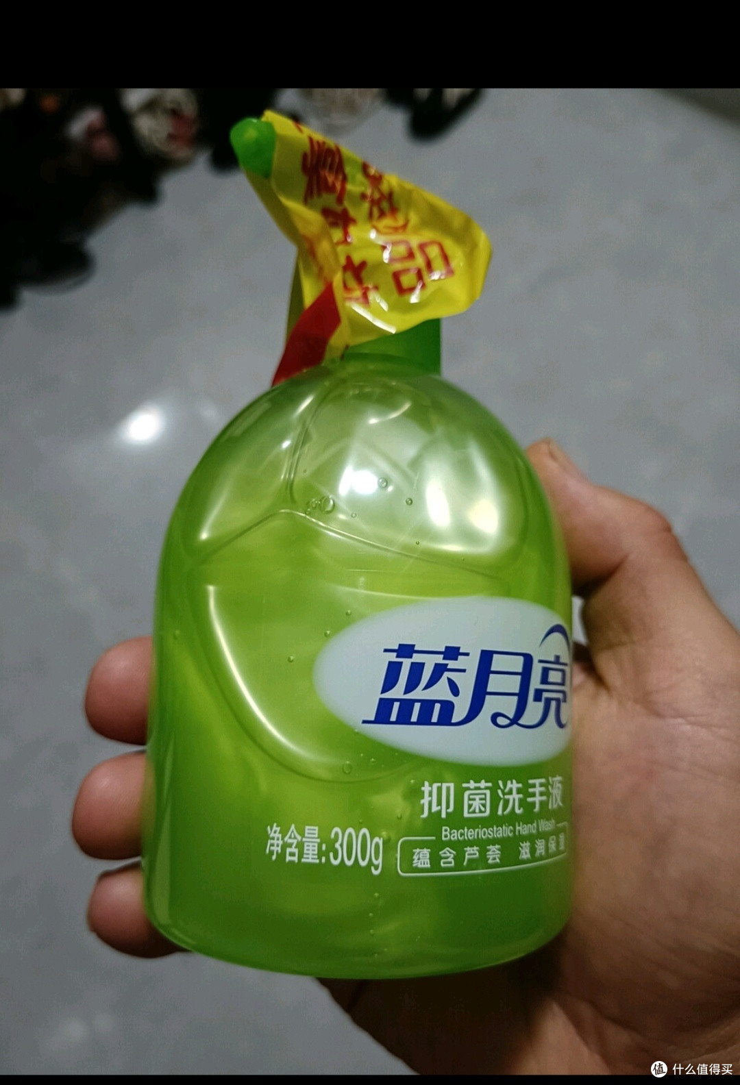 蓝月亮洗手液泡沫丰富滋润保湿芦荟健康抑菌99.9%500g瓶