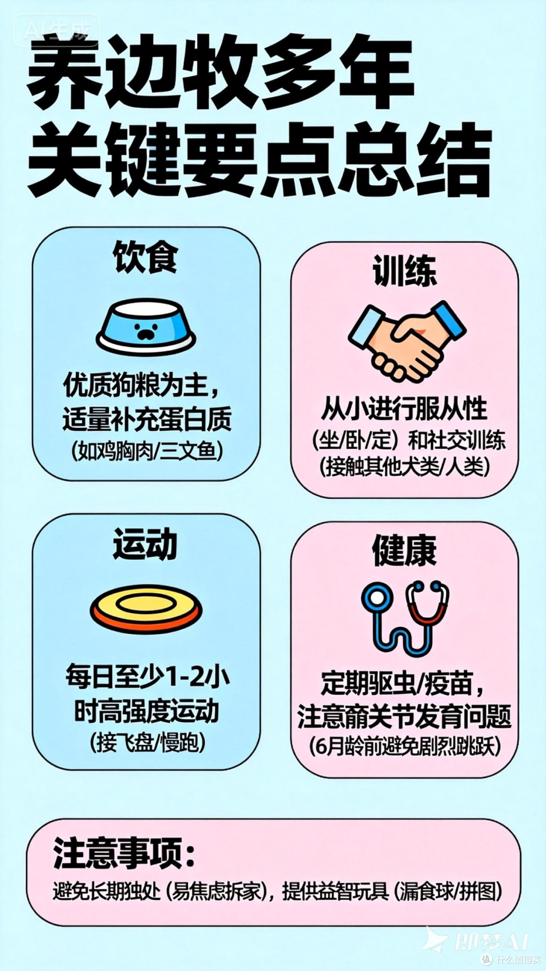 养边牧多年,总结出的关键要点