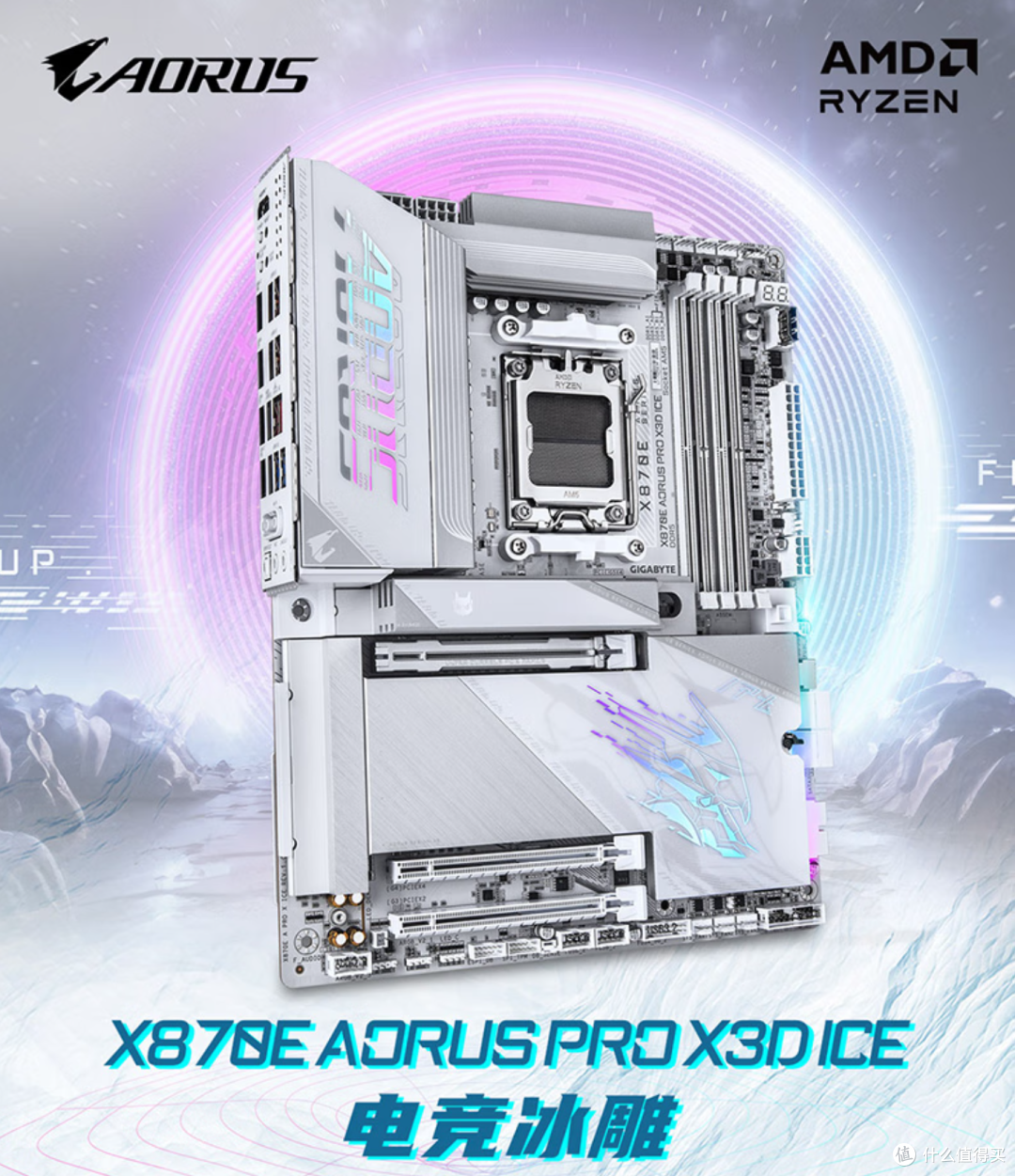 技嘉X870E电竞冰雕&超级冰雕:X3D Turbo 2.0加持,显著提升性能