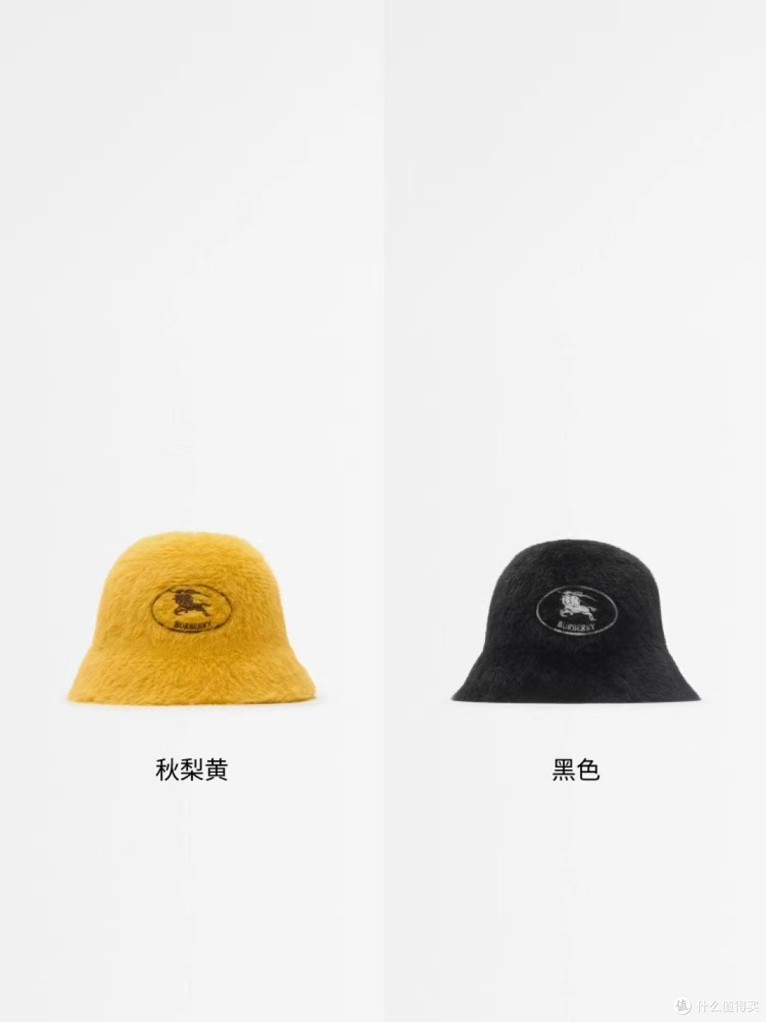 BURBERRY骑士印章人造皮草渔夫帽|冬日氛围感神器get✅