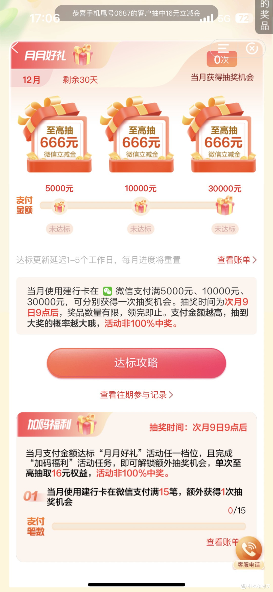 12月的立减金已就位,立省65元(有点杂,请见谅)