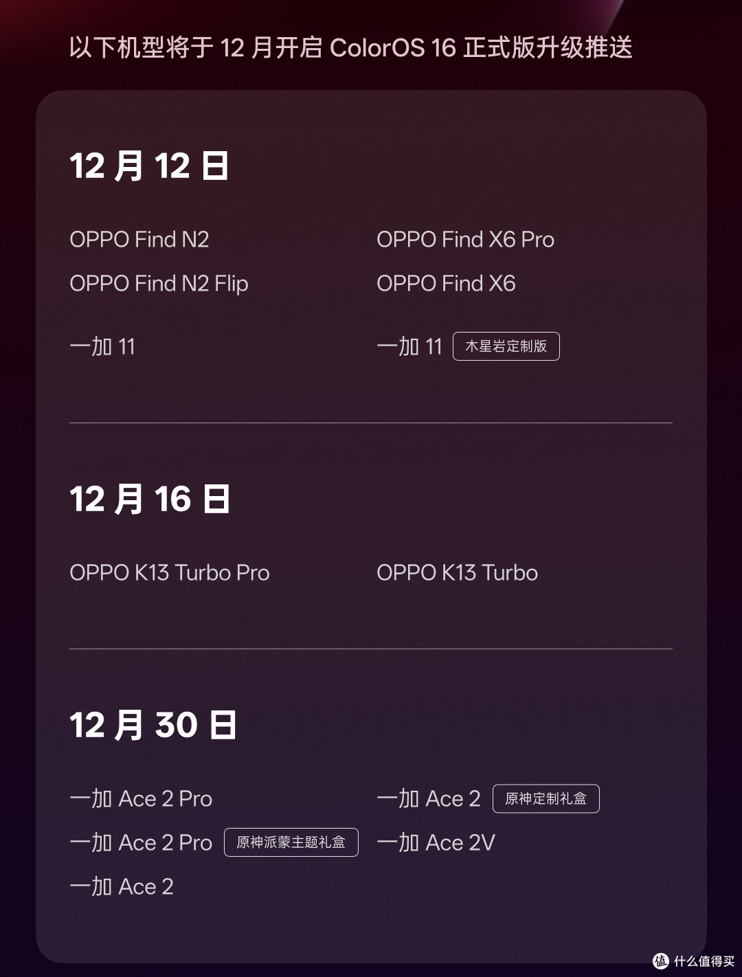 刚刚,这些手机确认即将升级ColorOS 16正式版!