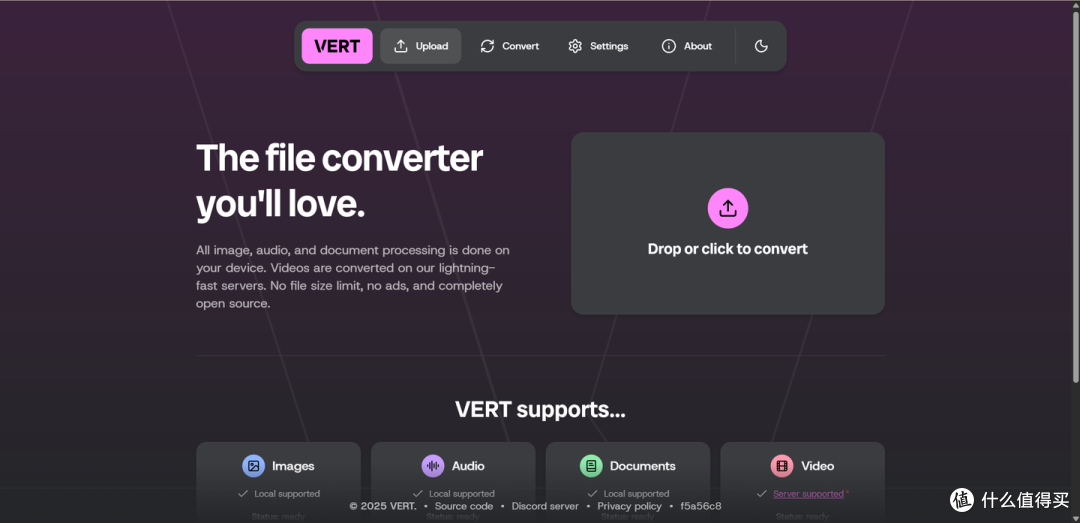 Docker 一键部署 VERT,NAS 秒变文件转换中心!
