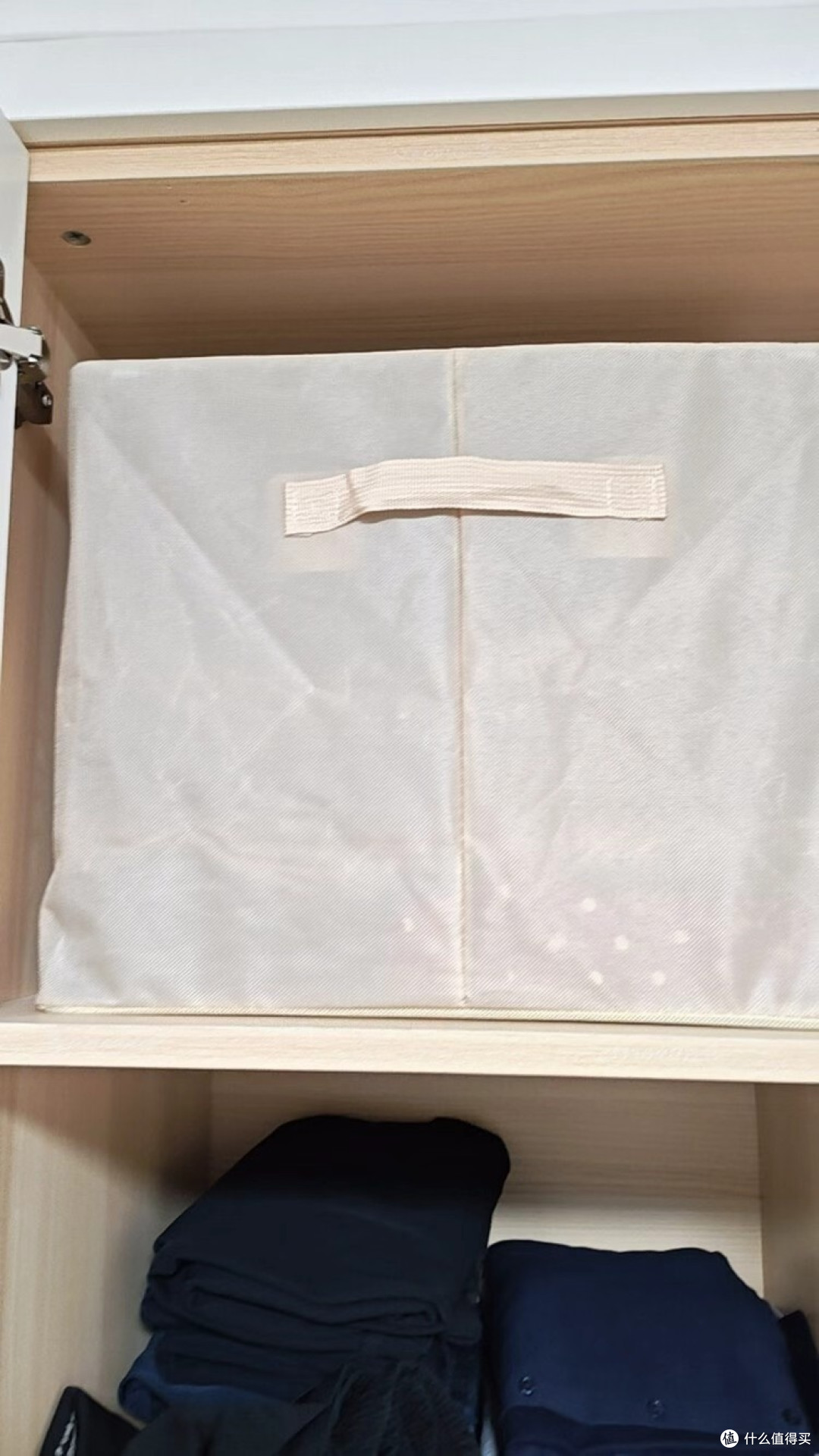 衣柜死角全盘活？牛津布收纳箱来救场！