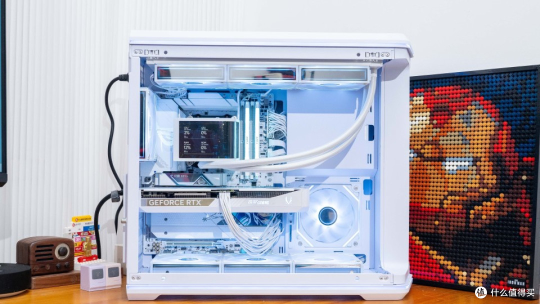 白色海景房:华硕X870 吹雪S+索泰 5070 SOLID+先马巨浪3装机分享