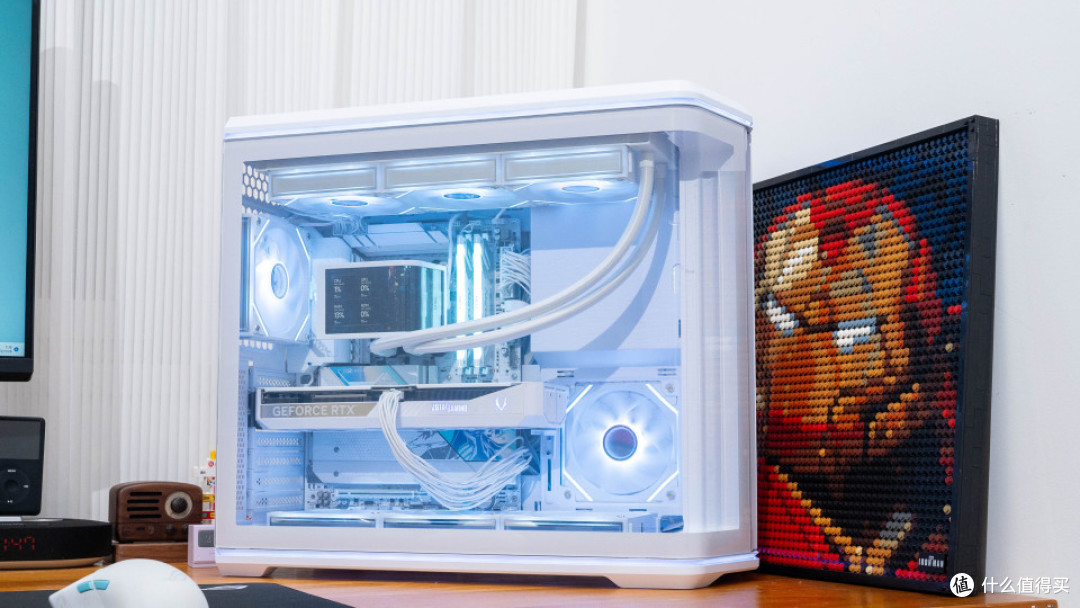白色海景房:华硕X870 吹雪S+索泰 5070 SOLID+先马巨浪3装机分享