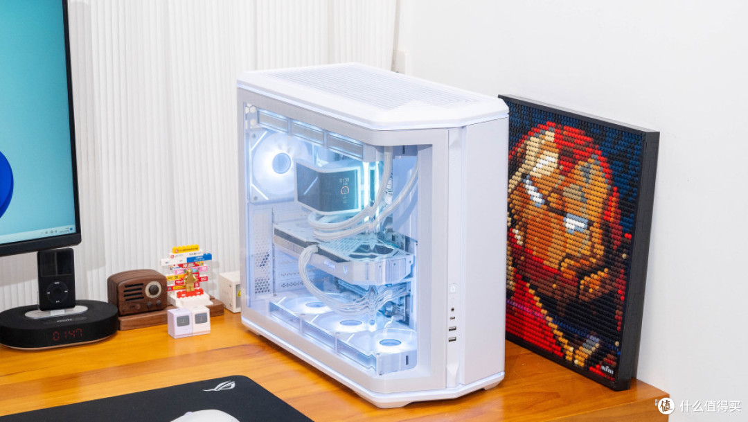 白色海景房:华硕X870 吹雪S+索泰 5070 SOLID+先马巨浪3装机分享