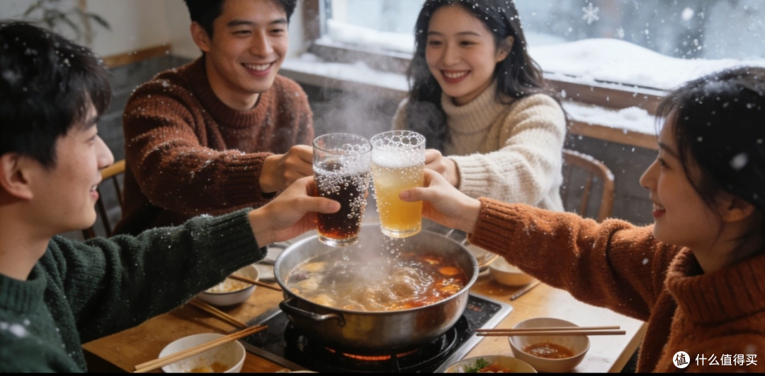冬天第一顿火锅：咕嘟咕嘟沸腾的，是人间烟火与快乐！