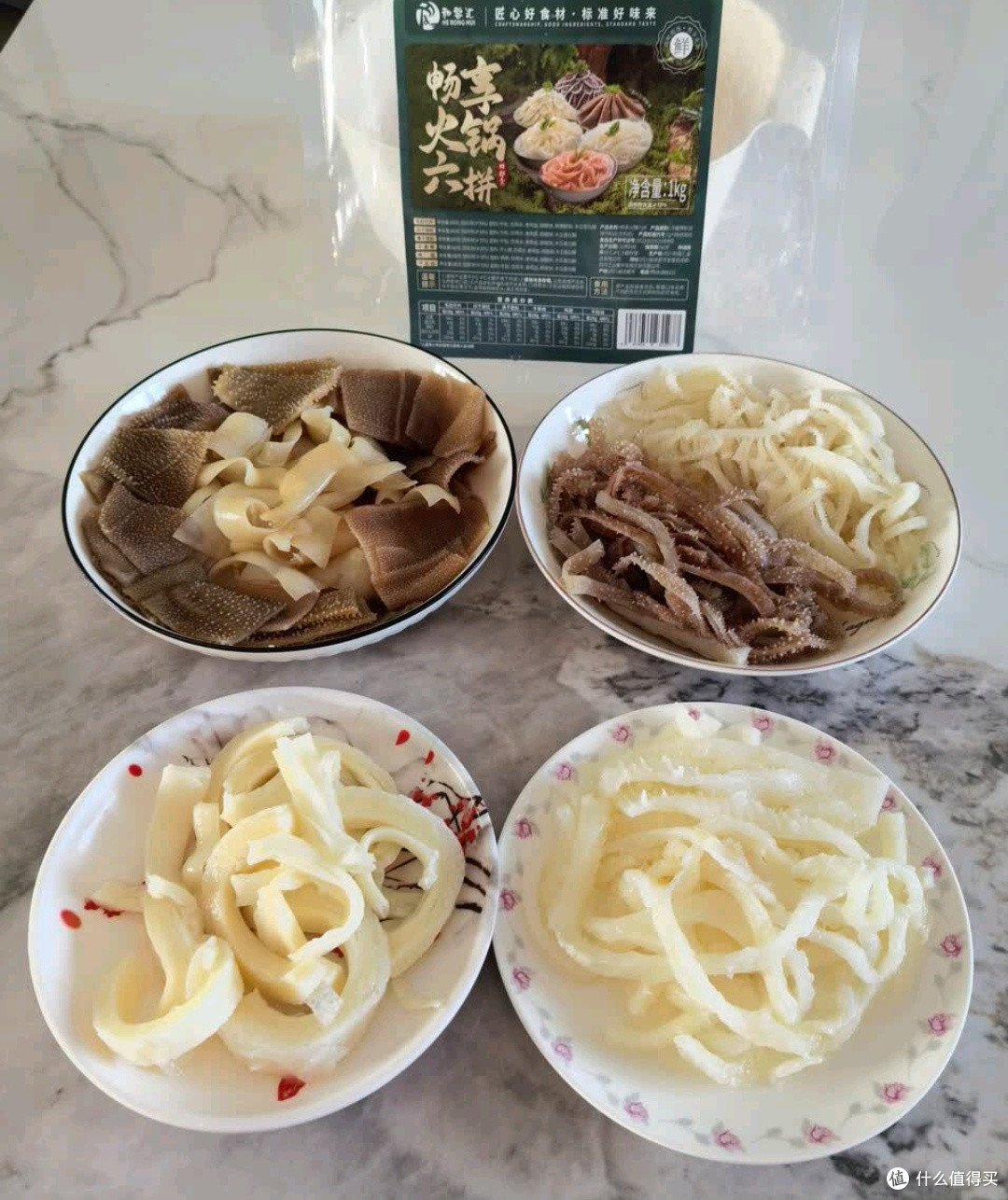 冬天第一口火锅必备:和蓉汇畅享火锅六拼1kg 冷藏火锅套餐