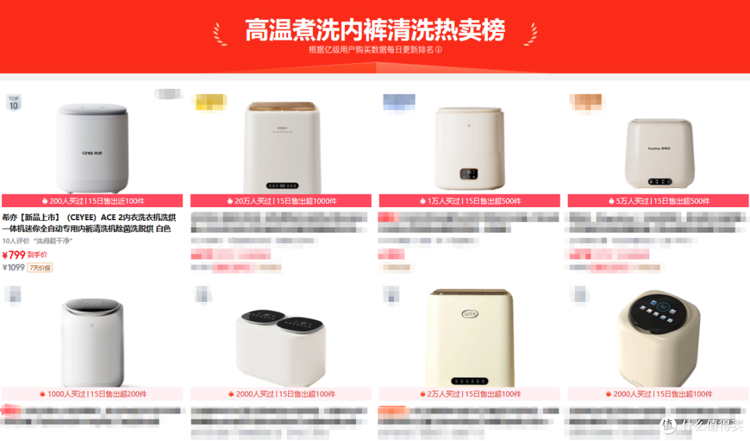 有必要买一台内衣裤专洗机吗?前十名复购率超高的内衣裤专洗机!