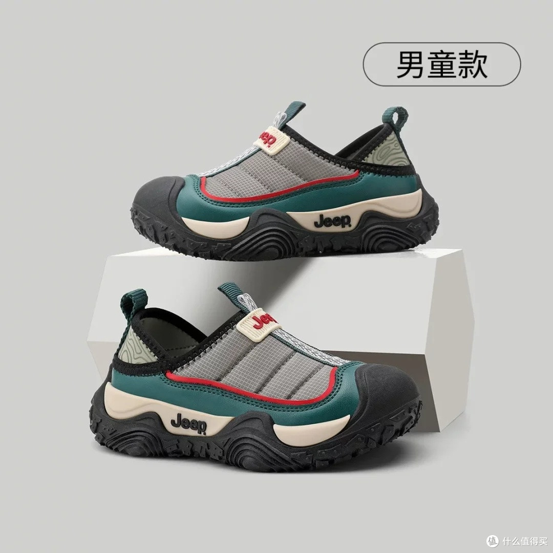 JEEP舒适轻便男童秋冬网面鞋体验