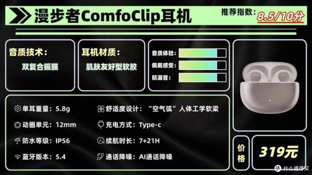 开放式蓝牙耳机推荐:十款好用的开放式蓝牙耳机性价比高的品牌
