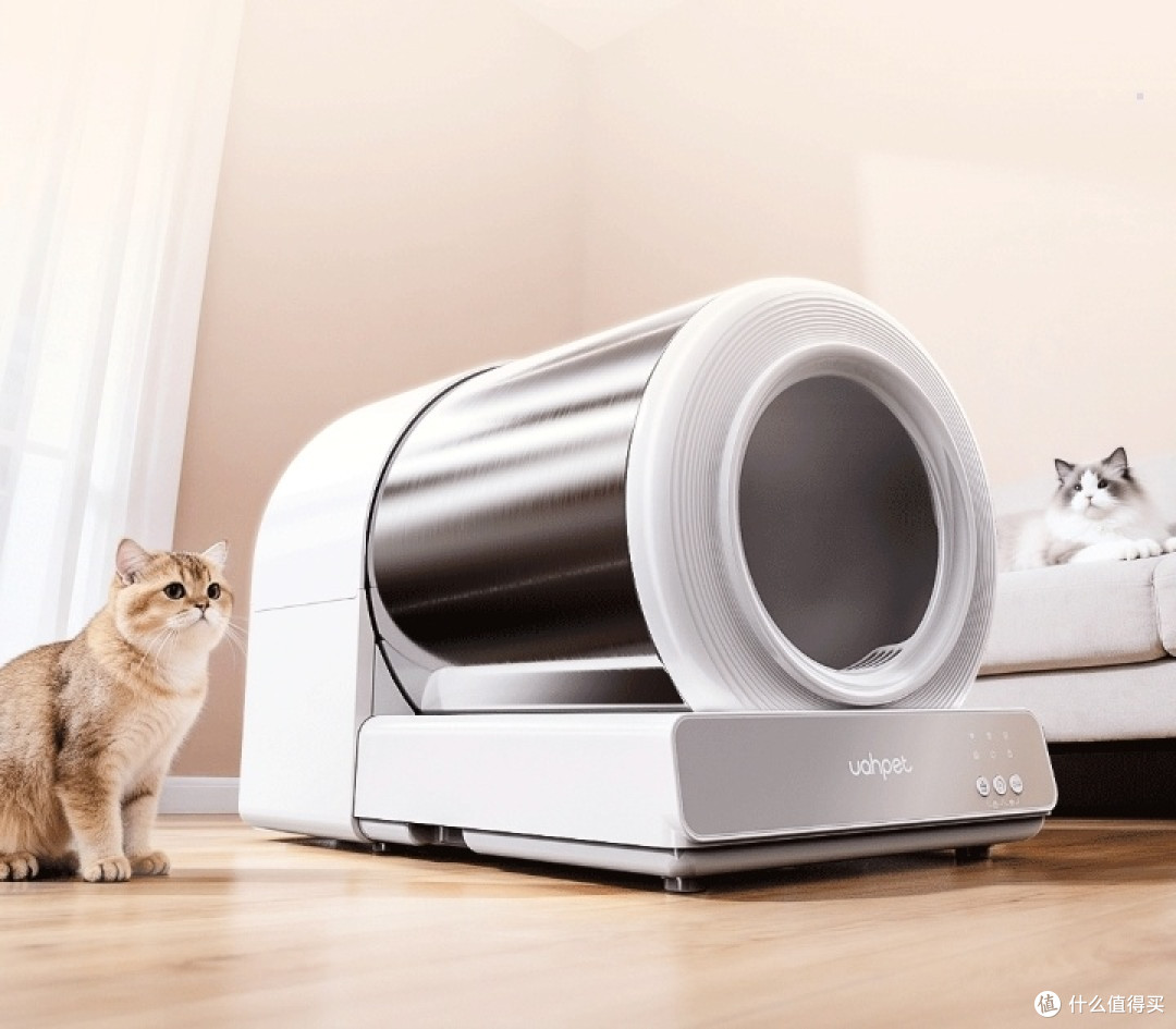 有哈不锈钢全自动猫砂盆,打造猫咪专属洁净如厕空间!