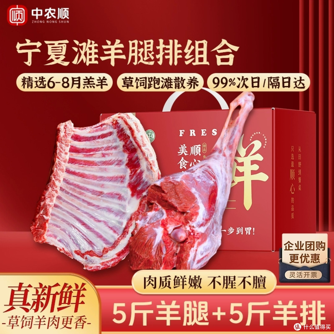 纵品塞上羊 鲜礼贺年丰