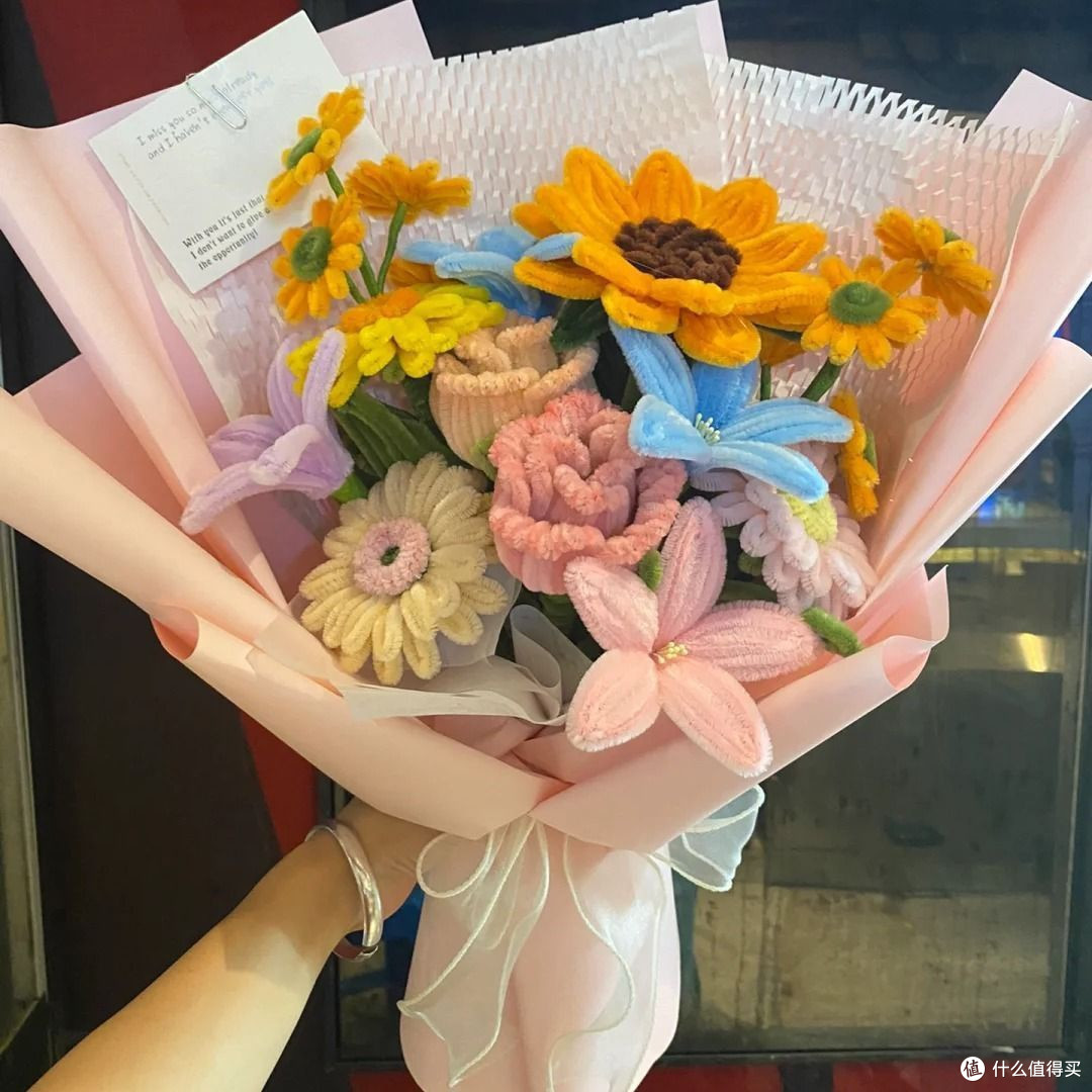 手作藏温柔|扭棒仿真花束,把浪漫送进心坎里
