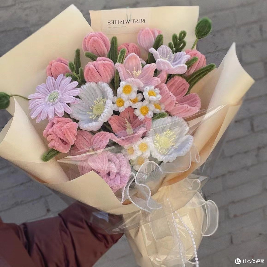 手作藏温柔|扭棒仿真花束,把浪漫送进心坎里