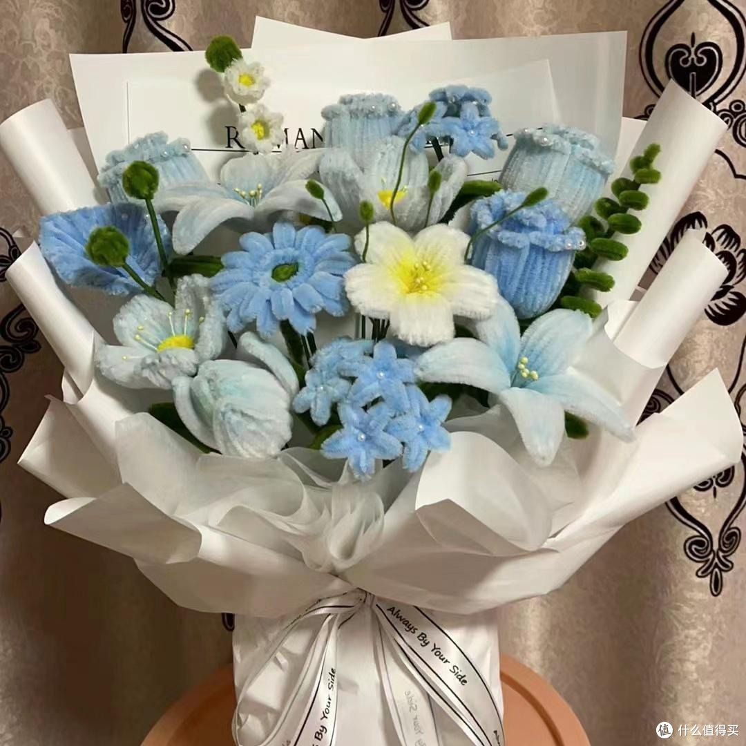 手作藏温柔|扭棒仿真花束,把浪漫送进心坎里
