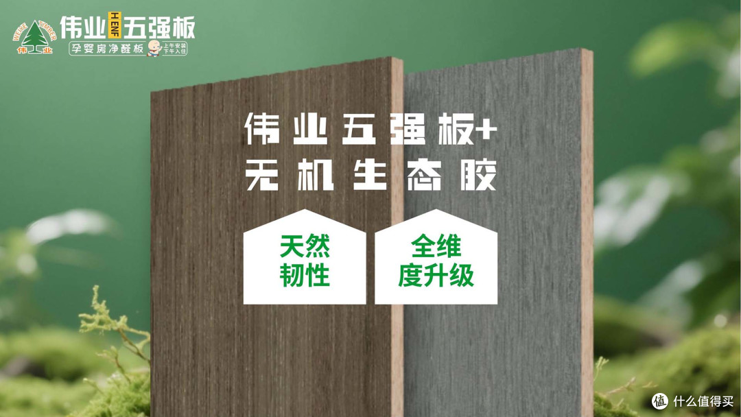 矿物赋能，5维守护！伟业五强板以无机生态胶，颠覆家装安全认知