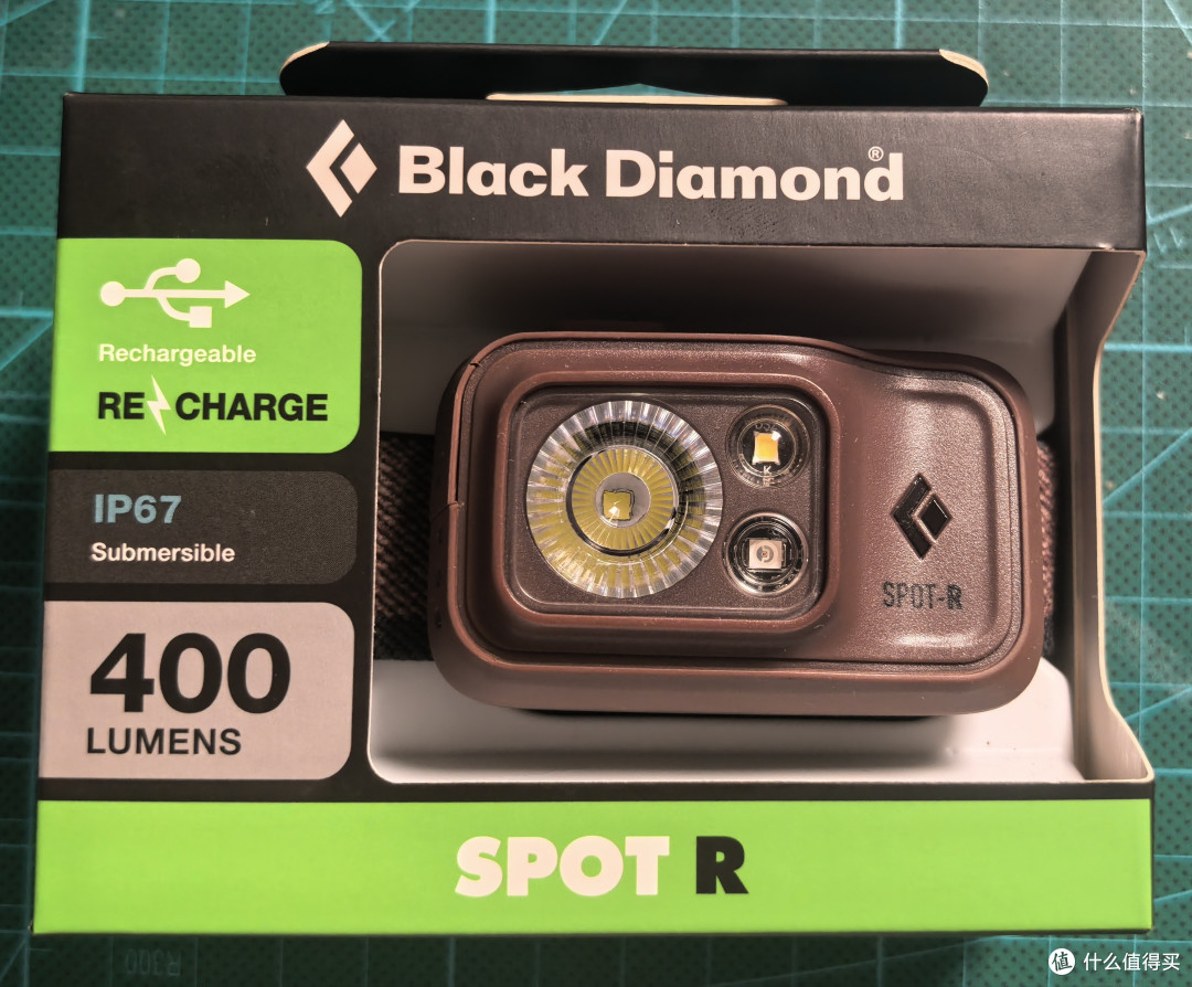 入手的第一个Black Diamond 产品stop 400R头灯