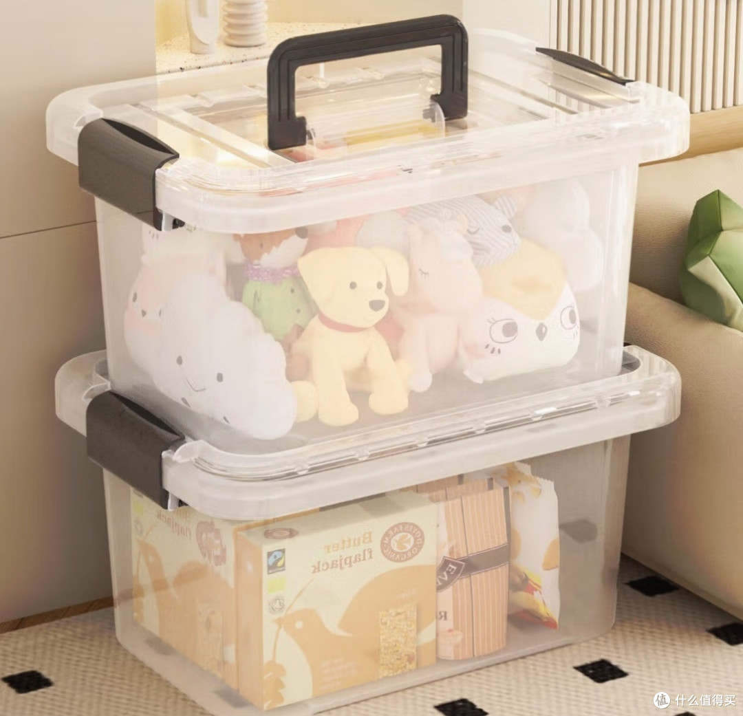 Cetomo 9.5L透明收纳箱:小巧实用