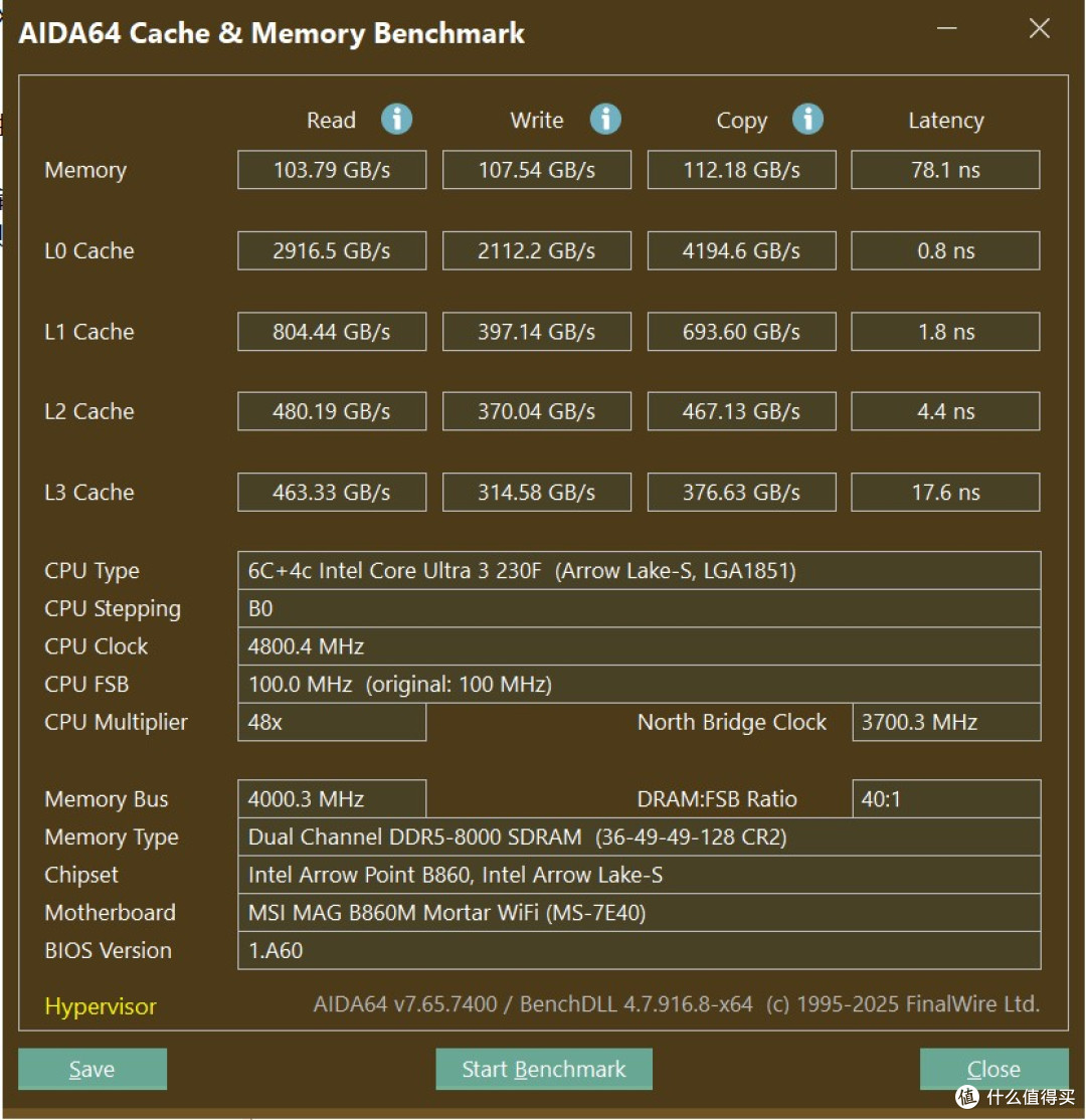 当前Intel版本之子,酷睿Ultra5 230F+微星B860M MORTAR迫击炮