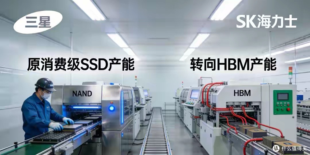 价格炸了!SSD产能被HBM血洗后,1TB硬盘将从500元飙到2000元