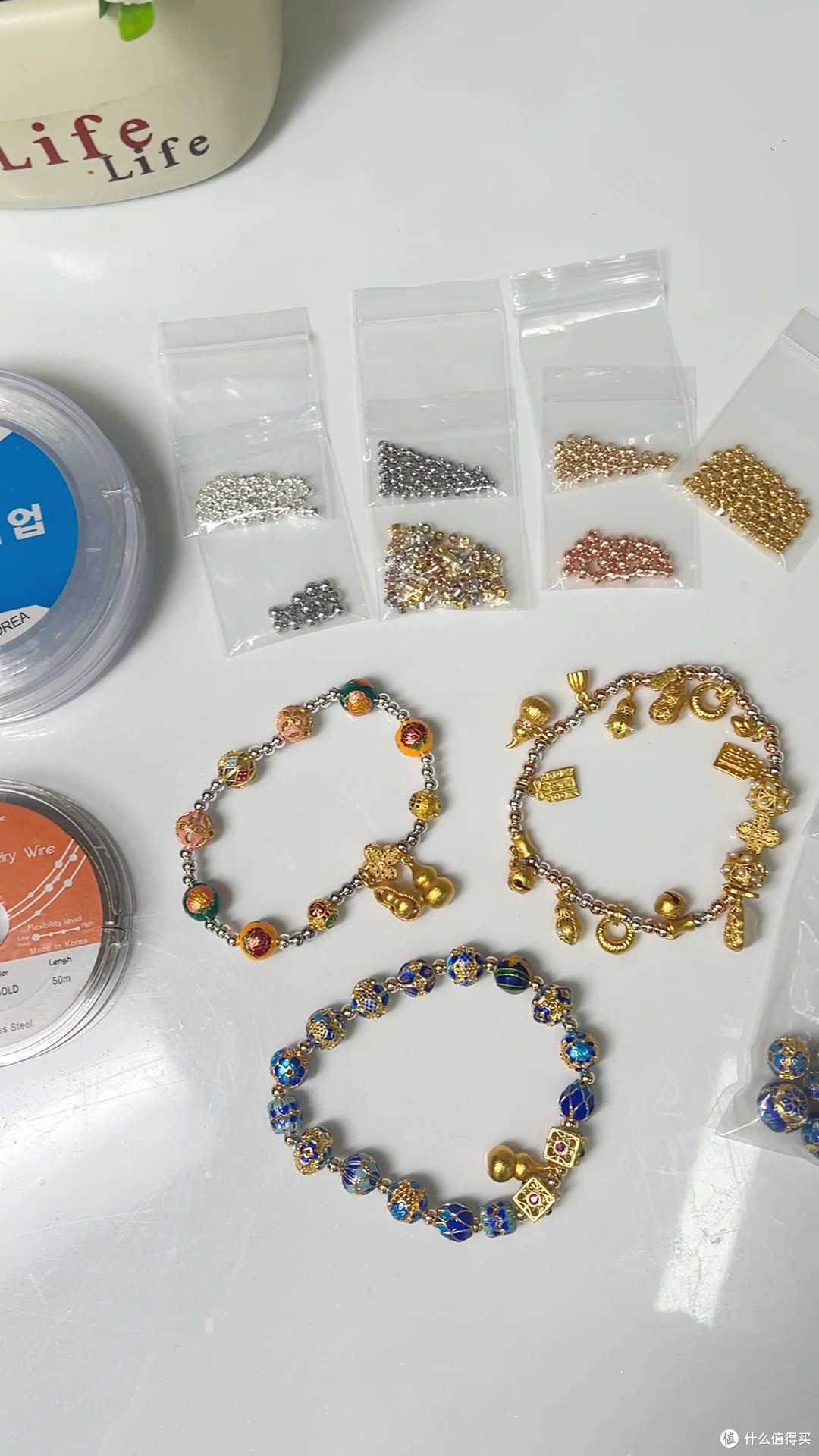 DIY 手工党狂喜!14k 包金定位扣拯救所有串珠
