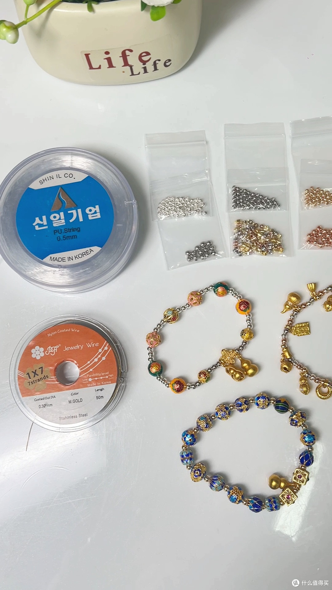 DIY 手工党狂喜!14k 包金定位扣拯救所有串珠