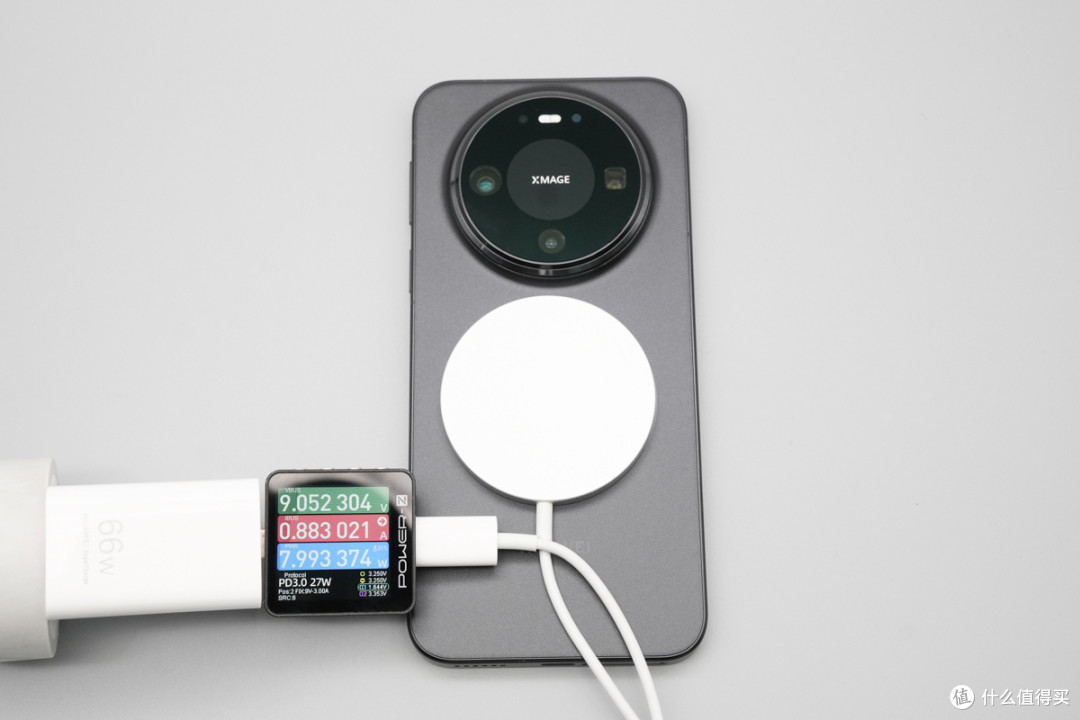 搭载有线66W+无线50W充电组合,华为Mate80标准版充电评测