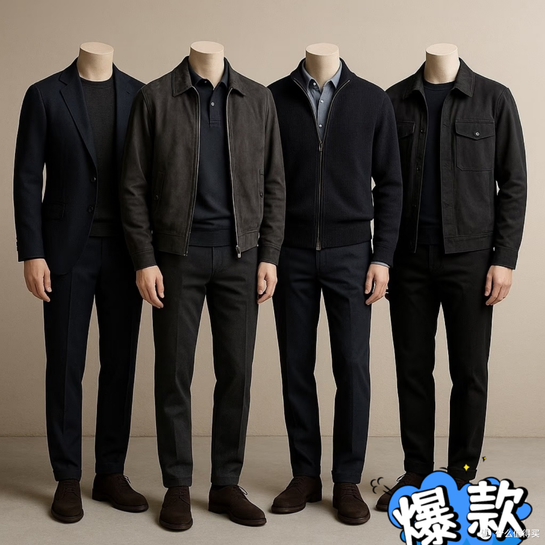 极简商务穿搭:四套造型里的克制与质感