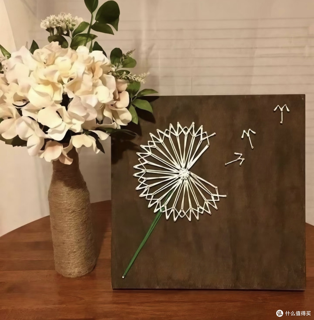 手残党也能制作的蒲公英钉子画